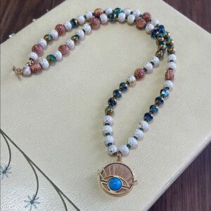 Handcrafted Evil Eye Pendant Necklace